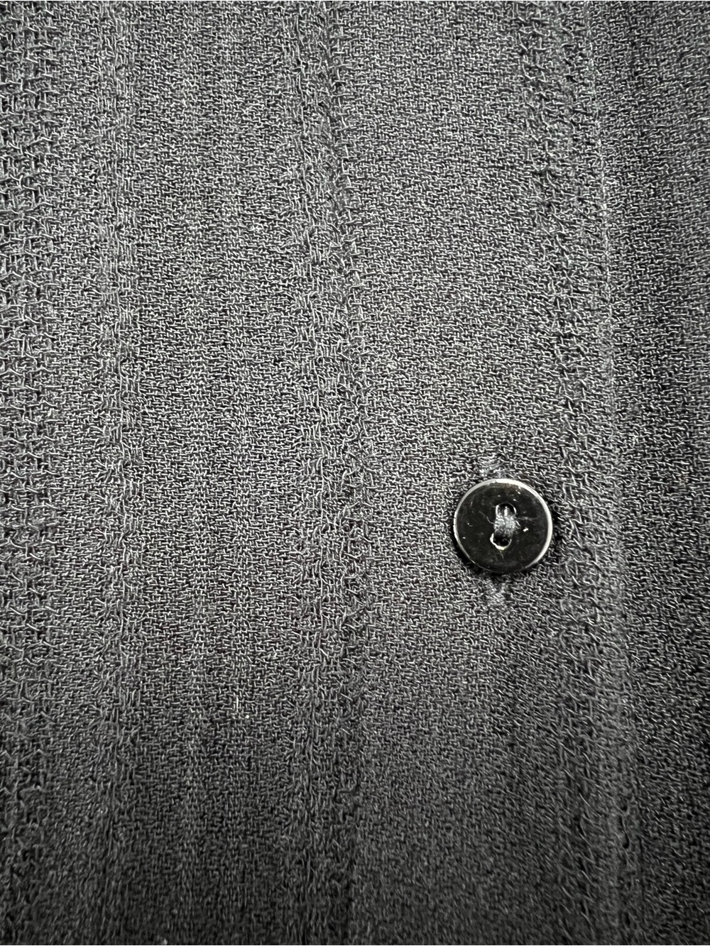 Zara Basic Collection Black Textured Modal Button Down Dress - Picture 4 of 11
